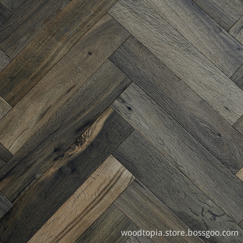 Herringbone oak timber parquet herringbone hardwood floor